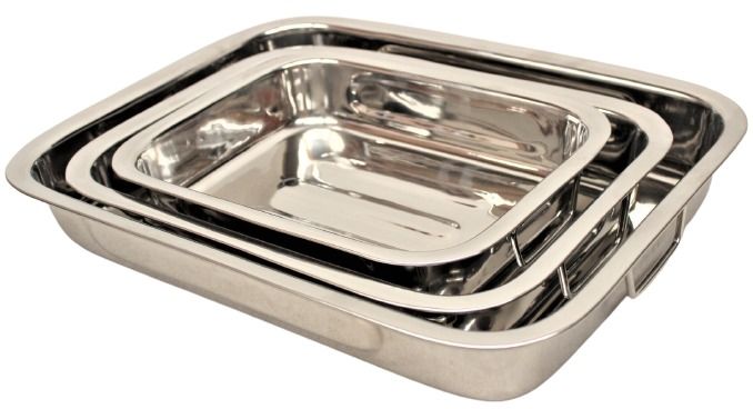 INOX LASAGNE SCHOTEL 30X24X6CM