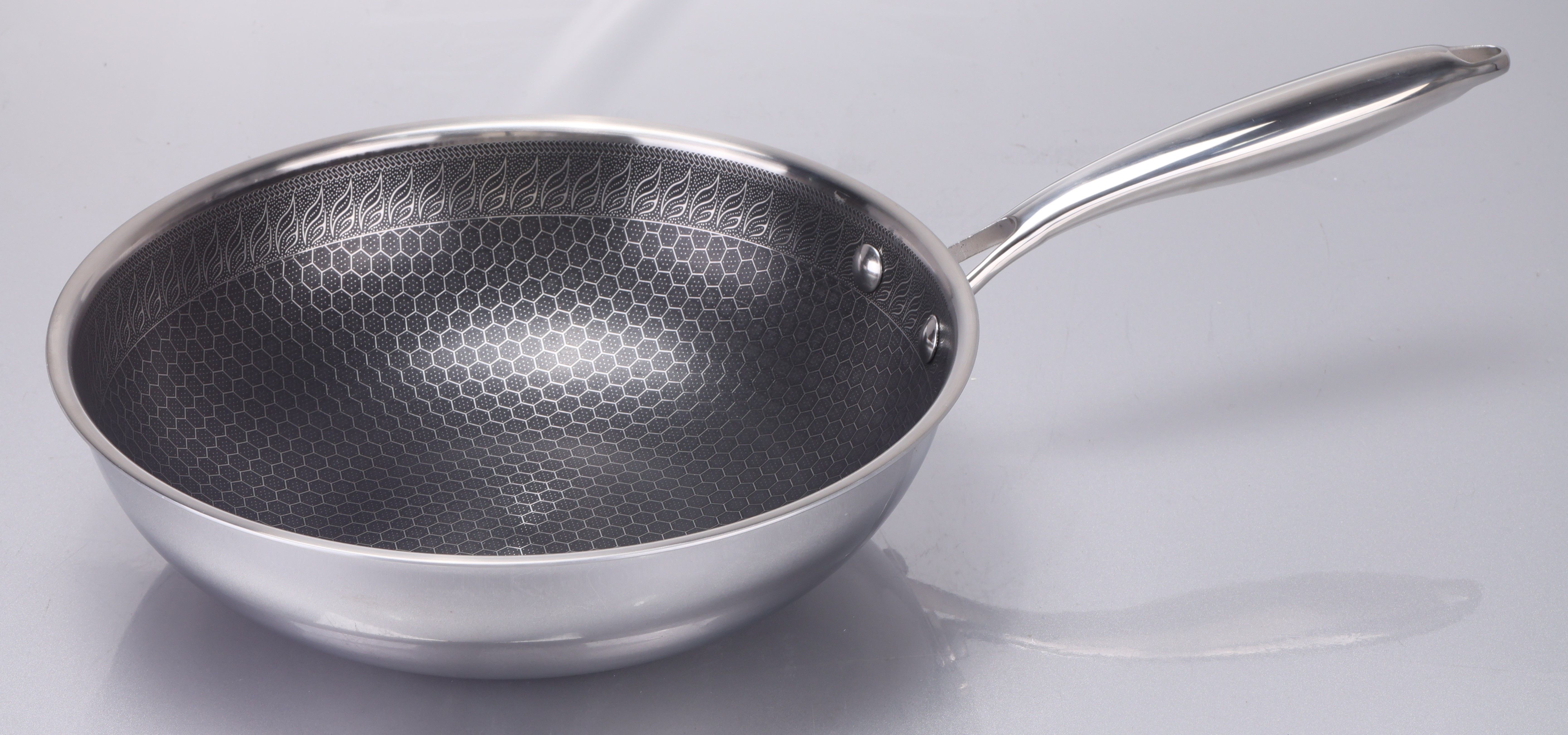 WOK INOX DIA.28CM H.8CM