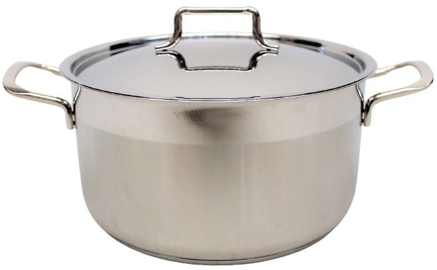 INOX KOOKPOT DIA.26CM H.12CM S/S430
