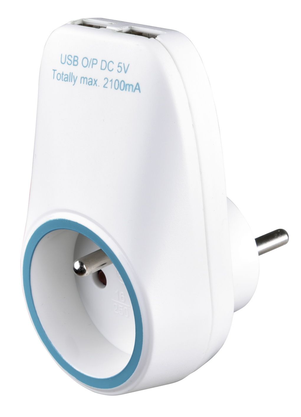 EENVOUDIGE VERLOOPSTEKKER + 2 USB