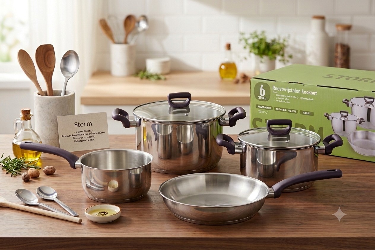 KOOKSET INOX 6 PCS STORM