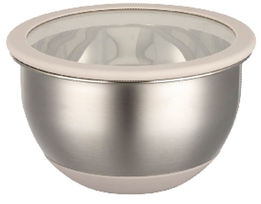 16 CM RVS KOM MET SILICONEN BODEM EN DEK