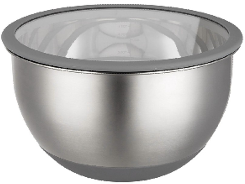 24 CM RVS KOM MET SILICONEN BODEM EN DEK