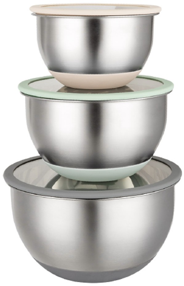 16-20-24 CM RVS SET3 BOLS DEKSEL