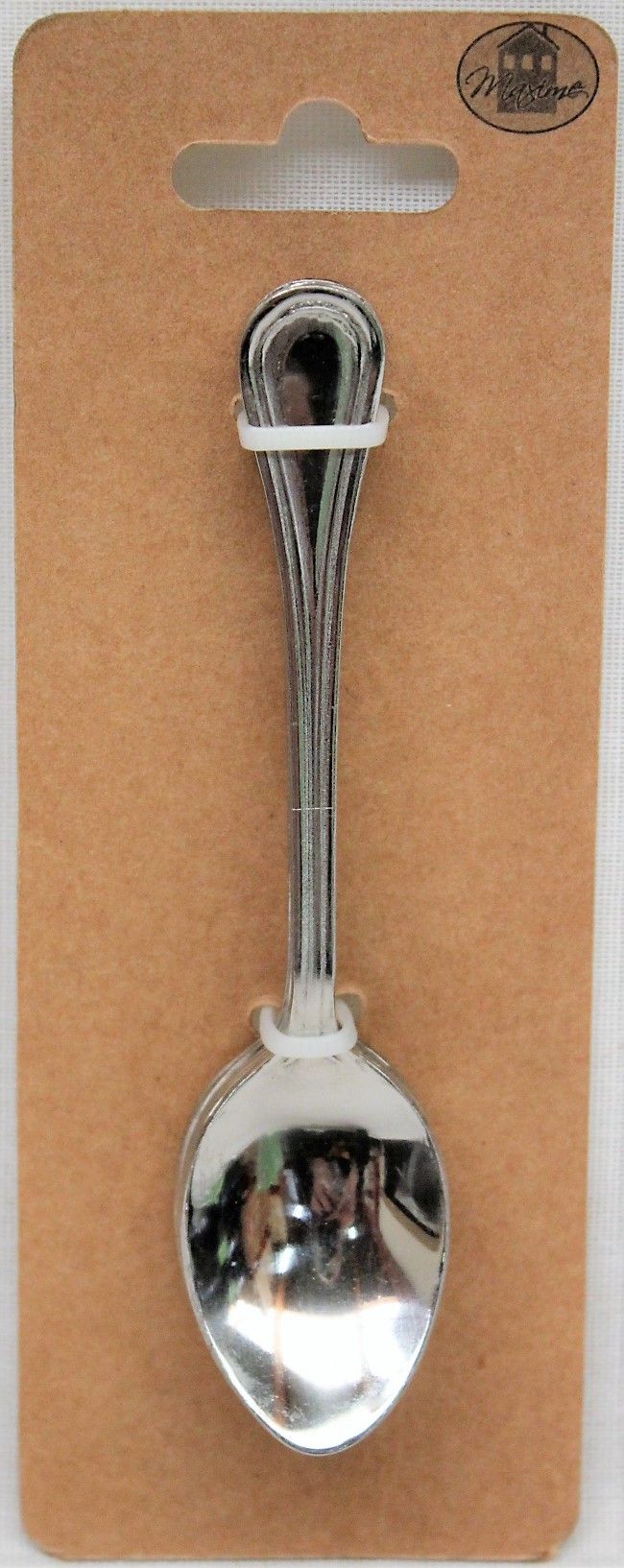 SET DE 6 CUILLERES A MOKA EN INOX 11CM