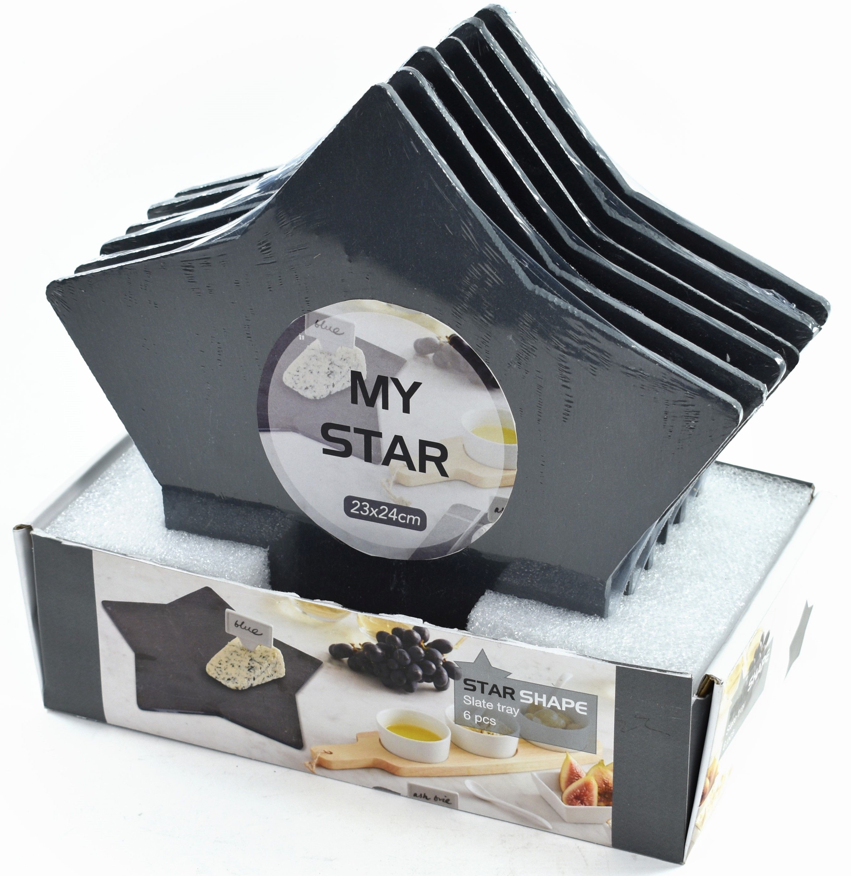 LEISTEEN STER VORM 22X21CM