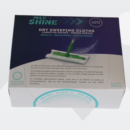 SET DE 20 LINGETTES SECHES 60 GSM 22X28C