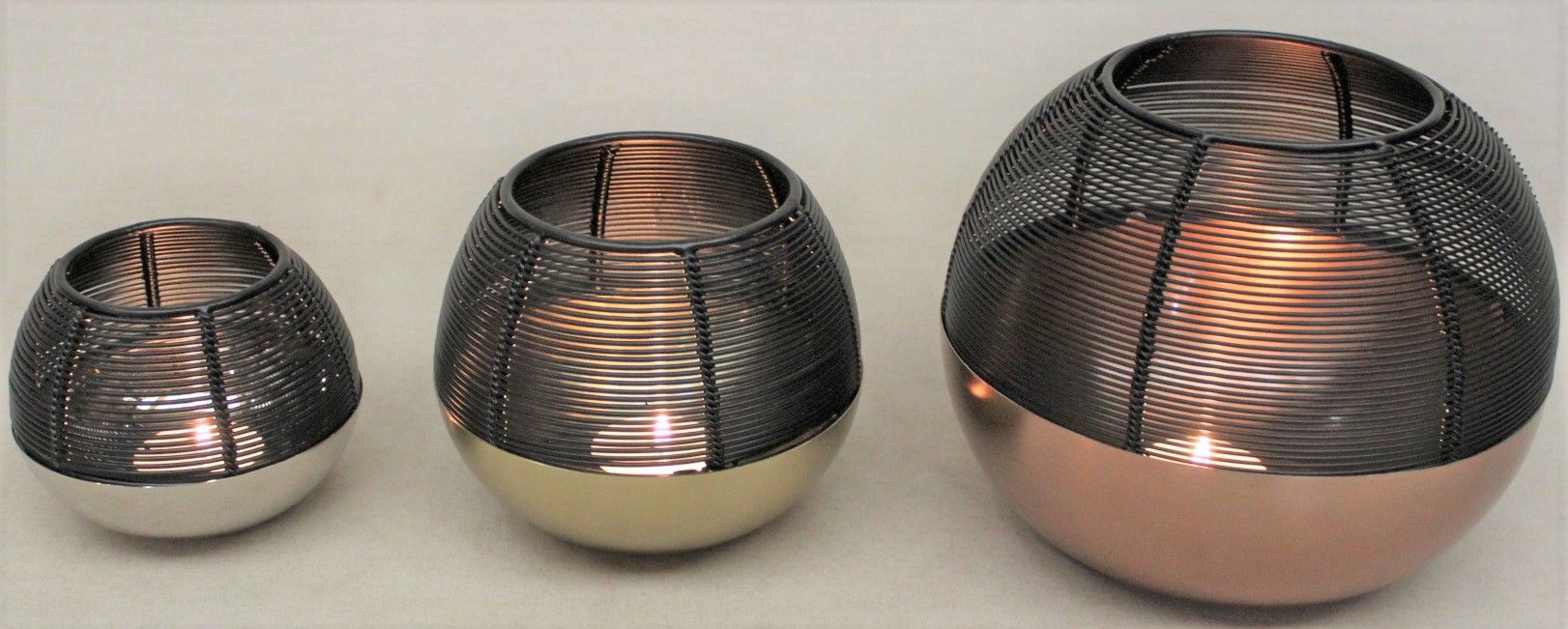 PHOTOPHORE METAL/FIL 13X13X11 CM