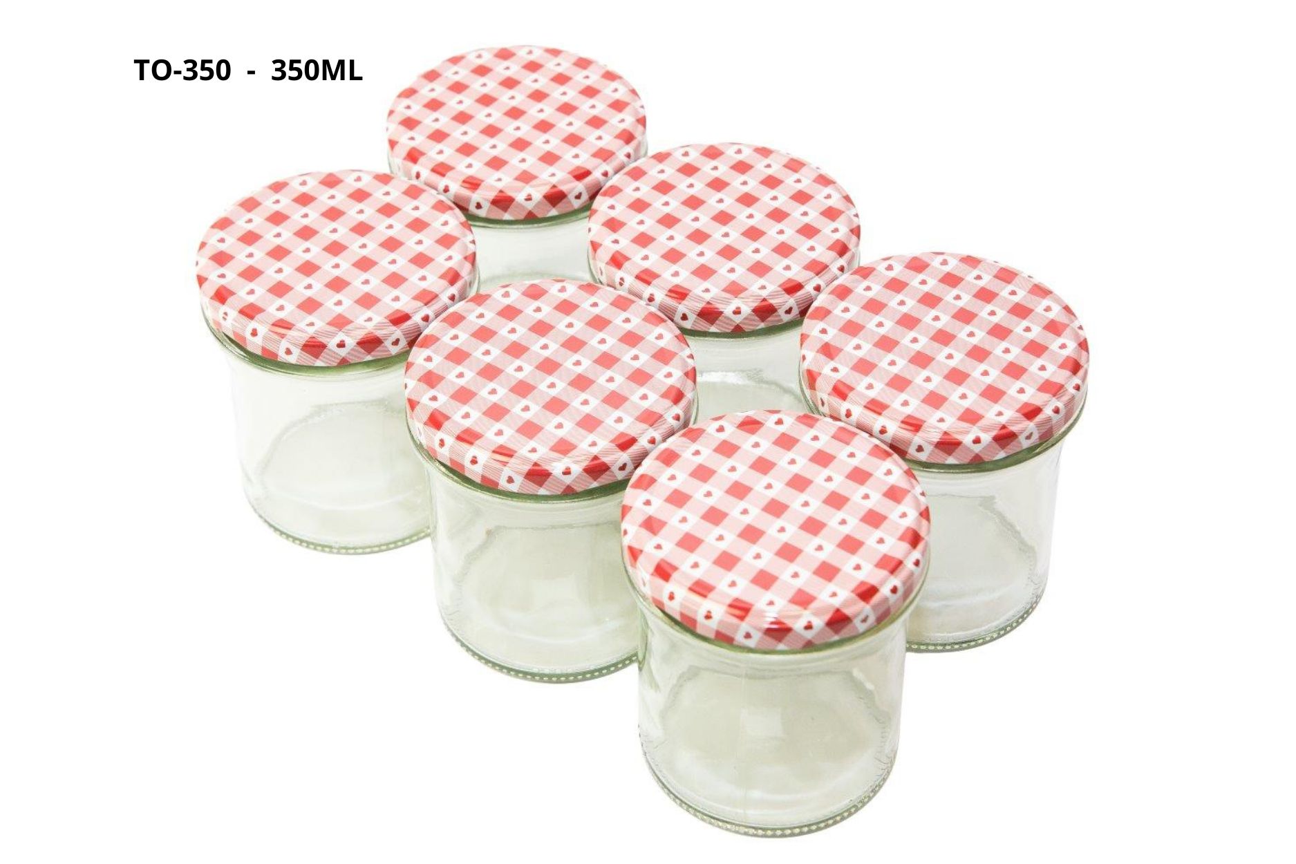 SET VAN 6 POTJES JAM VAN 350ML
