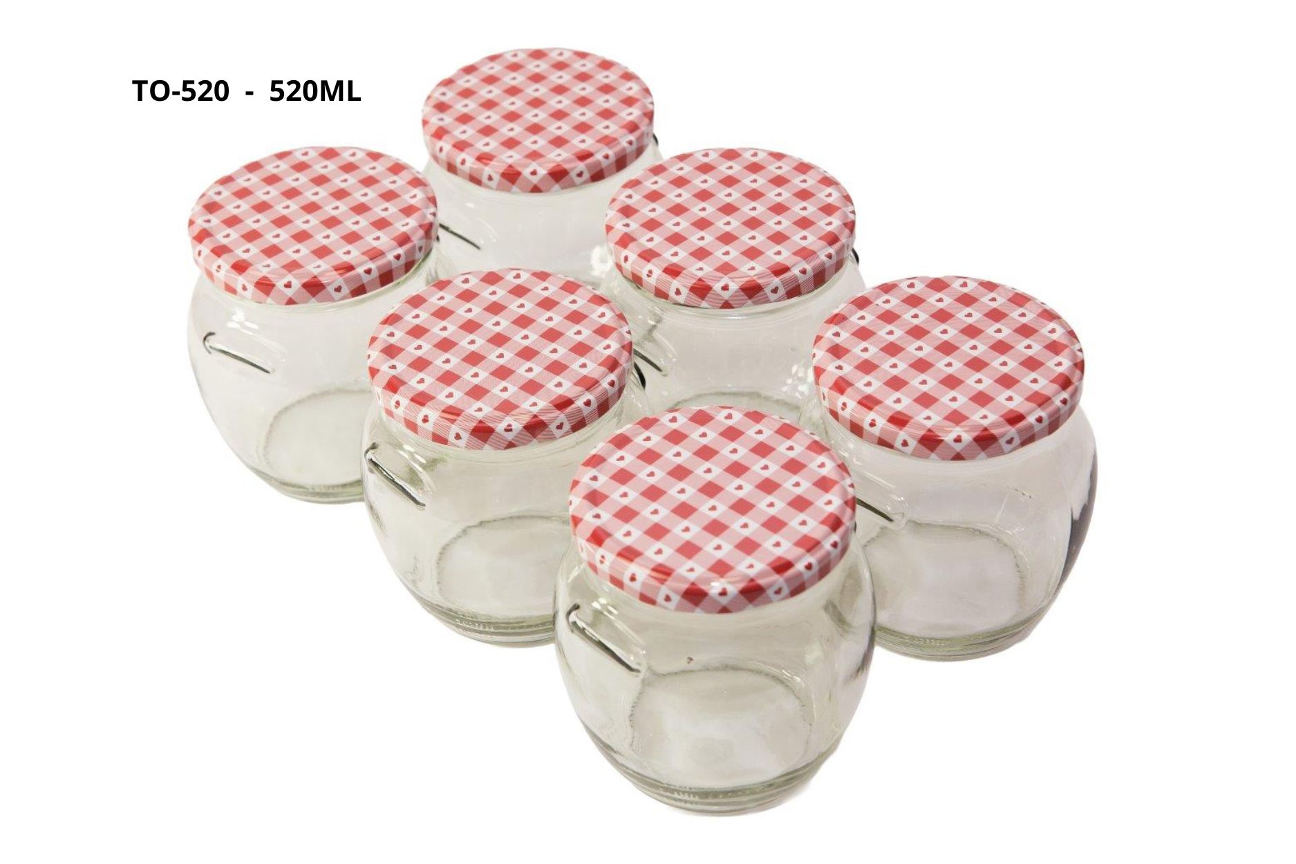 SET VAN 6 POTJES JAM VAN 350ML