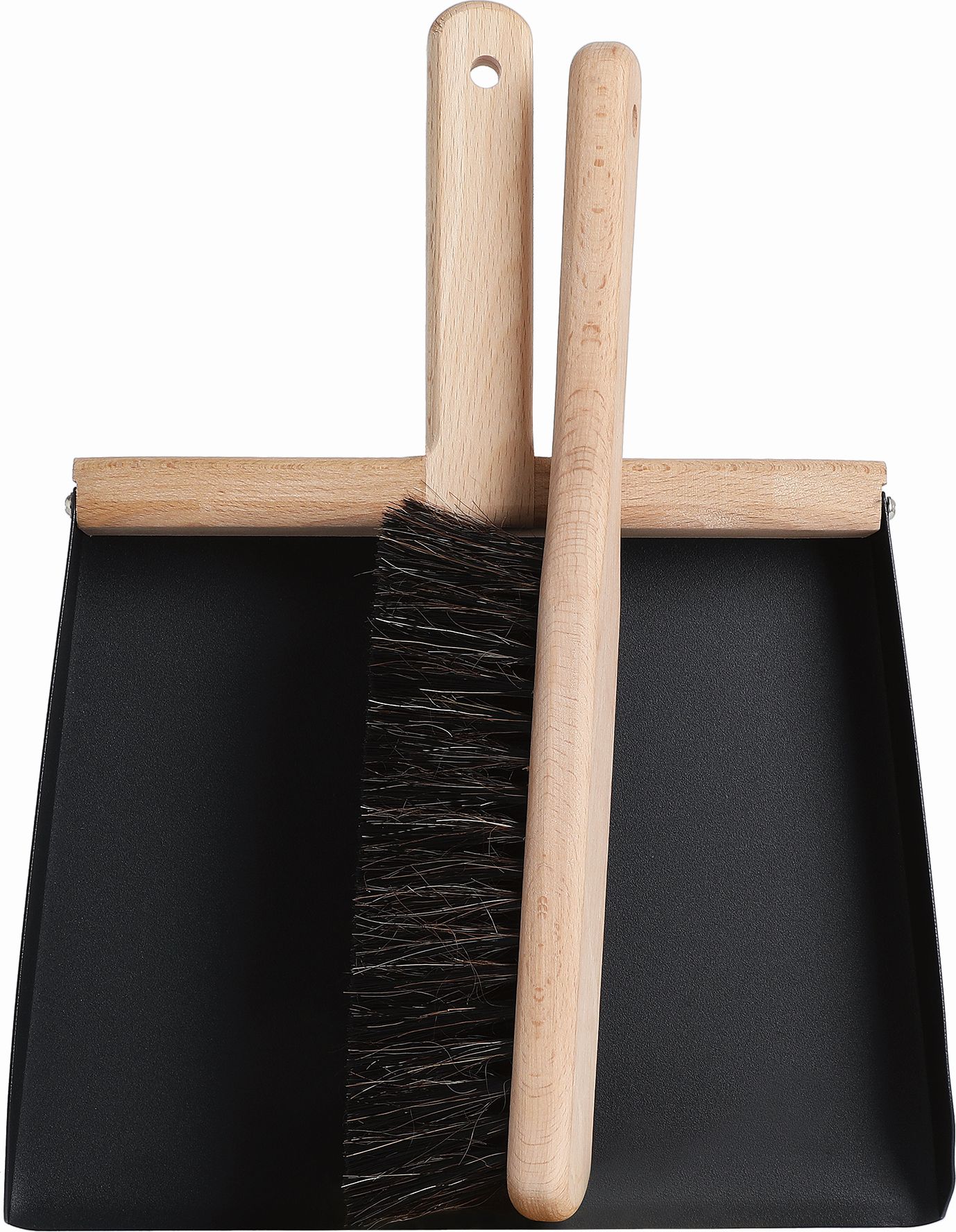 METALEN VUILBLIK + BORSTEL 24X30X4.7CM