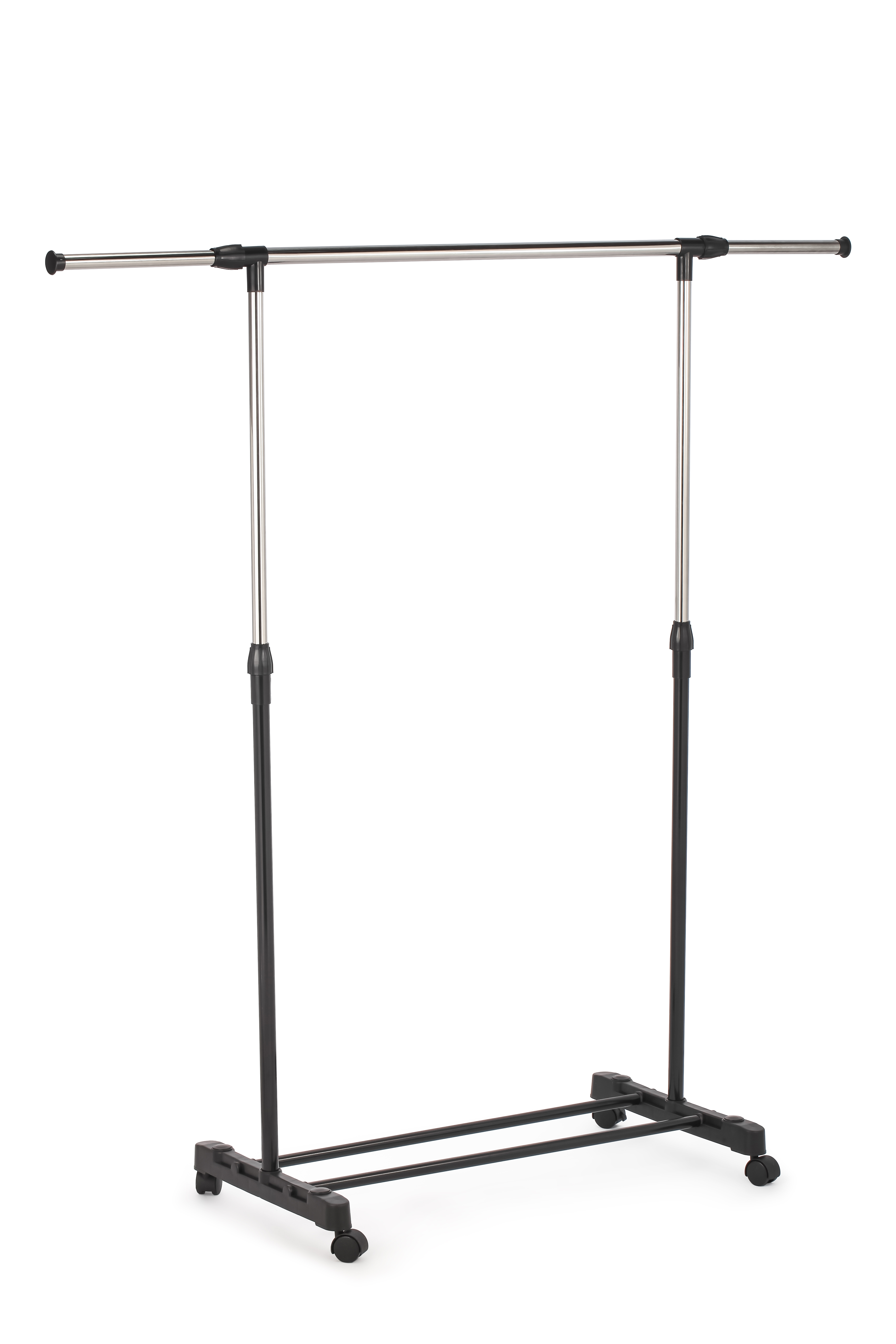 Kledingrek op wielen 89-145x41x90cm