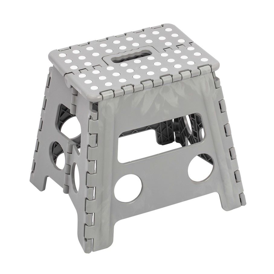 GRIJS OPVOUWBARE KRUK 28.5X21.5X32CM